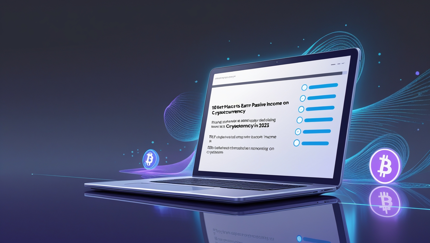 10 Best Places to Earn Passive Income on Cryptocurrency in 2025